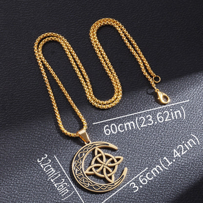 LunaForge – Symbolische Maan Ketting | 1+1 GRATIS