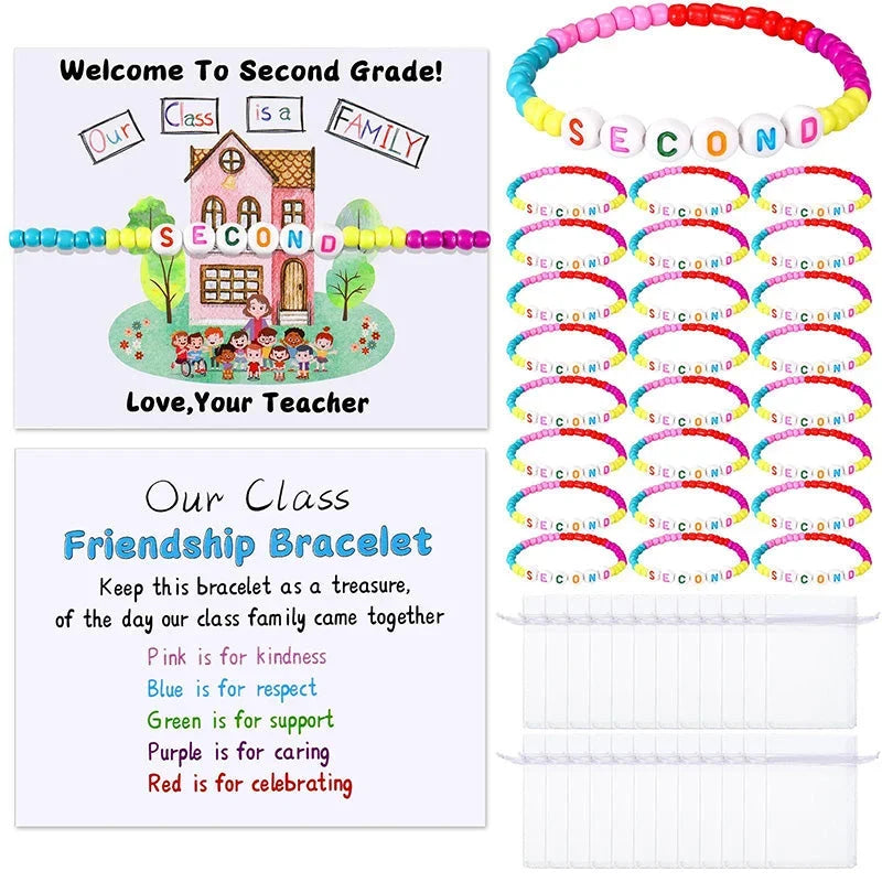 Armband met letterkralen — Inspireer dagelijkse vriendelijkheid