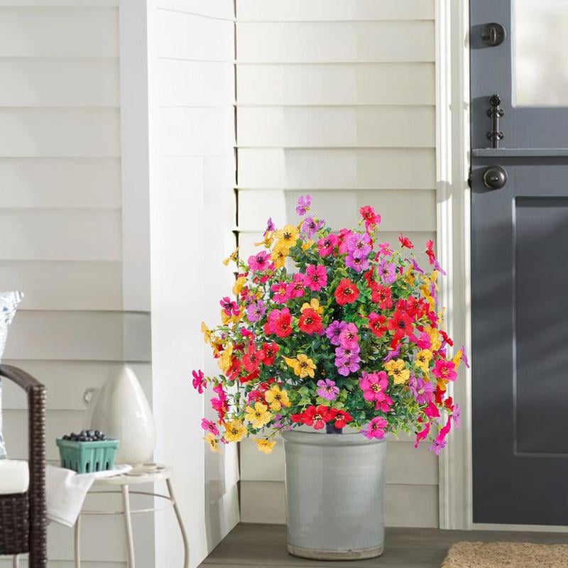 Kunstbloemendecoratie voor buitengebruik