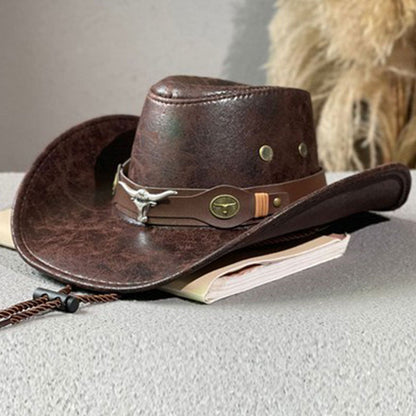 Rafe – Cowboyhoed met brede rand en verstelbare band