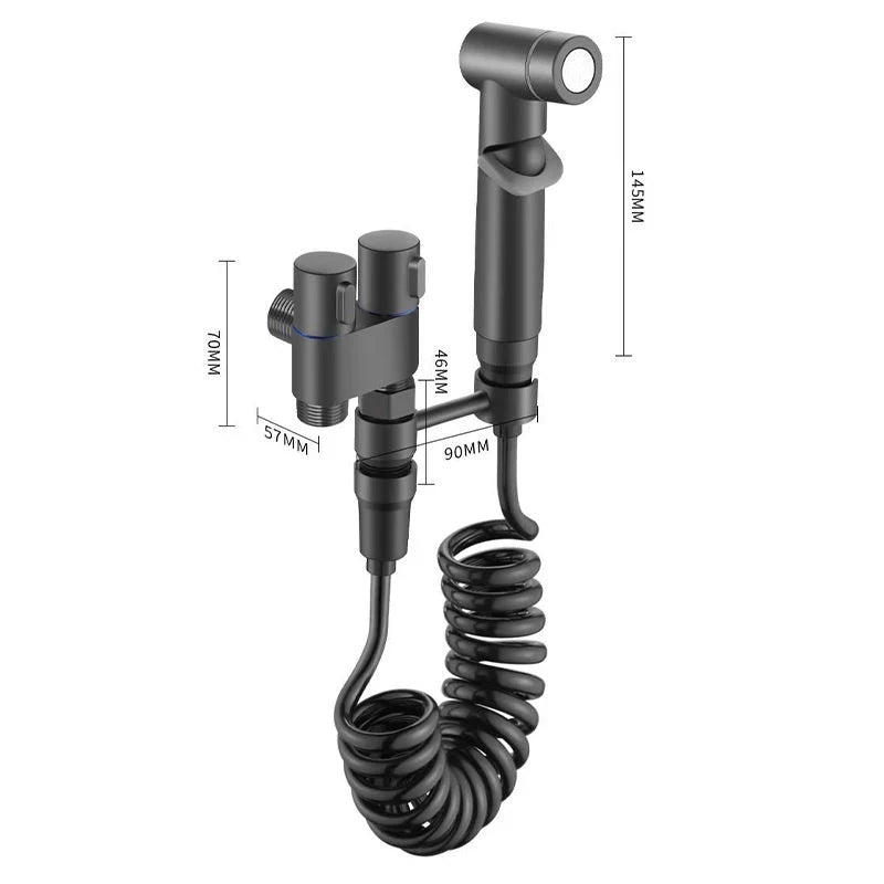 PerfectFlow Set met Klep en Bidetspuit — Volledige Controle, Ultieme Frisheid