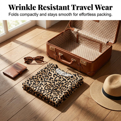 Everlyn — Leopard Mini Jurk | 50% KORTING