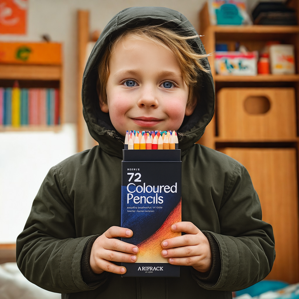 ColorWave – 72-Delige Premium Kleurpotlodenset | 50% KORTING