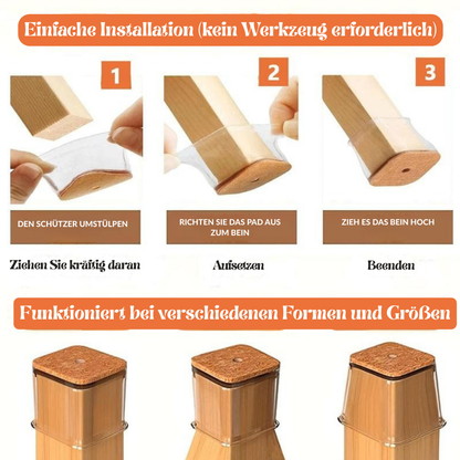 GlideGuard – stille vloerbescherming voor stoelen