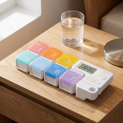 SmartPill Organizer — Nooit Meer Rust Missen