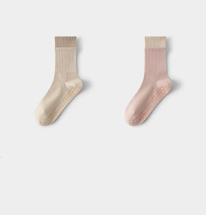 Amelia — Pilates Grip Sokken gemaakt van ademende katoenmix stof