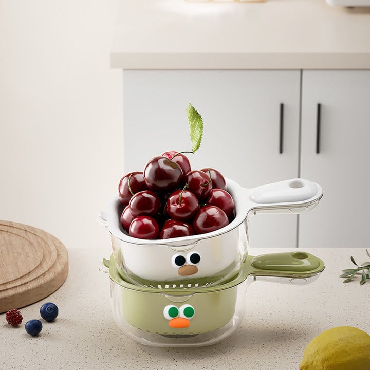 DrainMate™ – Dubbeldeks keukengootsteenzeef | 1+1 GRATIS