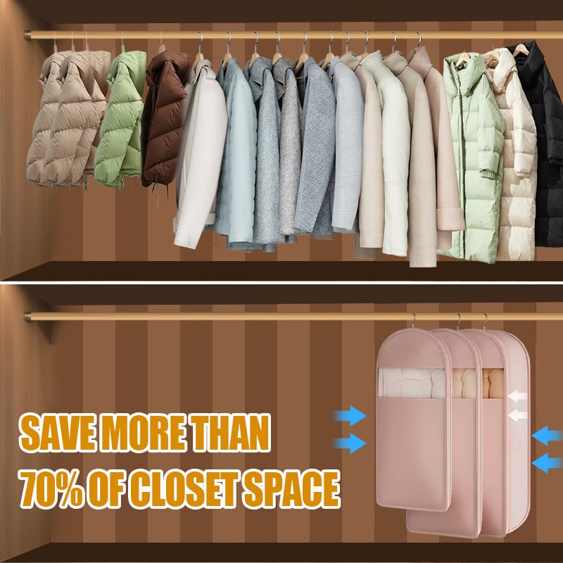 ClosetZip™ – Kledingbeschermer met Ruimtewinst | 50% KORTING