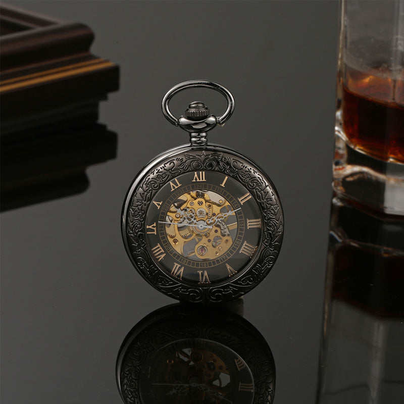 Mechanisch Zakhorloge met Spinnenwebpatroon — Bezit Tijdloze Gedurfdheid