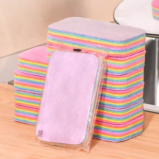 Regenboog Scheurdoek – Moeiteloos Schoonmaken Altijd en Overal
