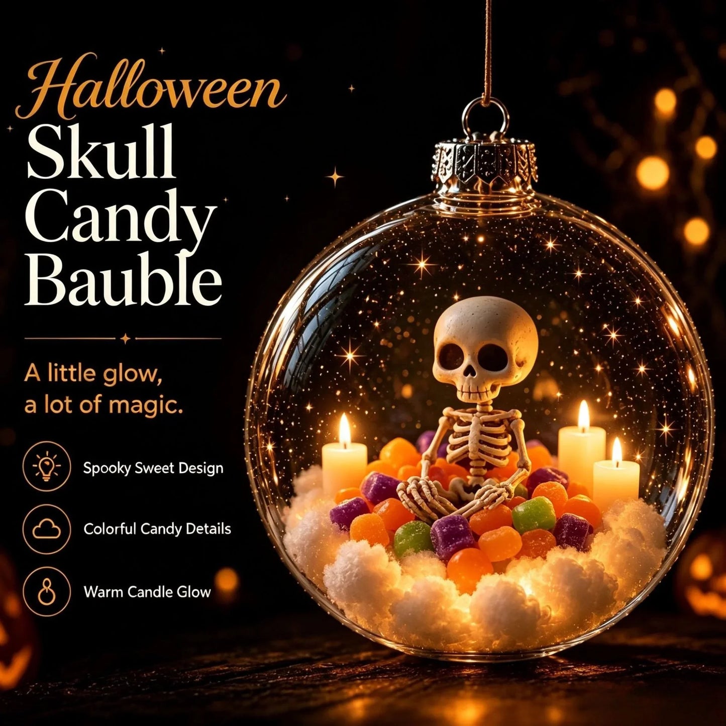 LumaFable Mini Hanglampen – Ontsteek Gezellige Halloweenmagie