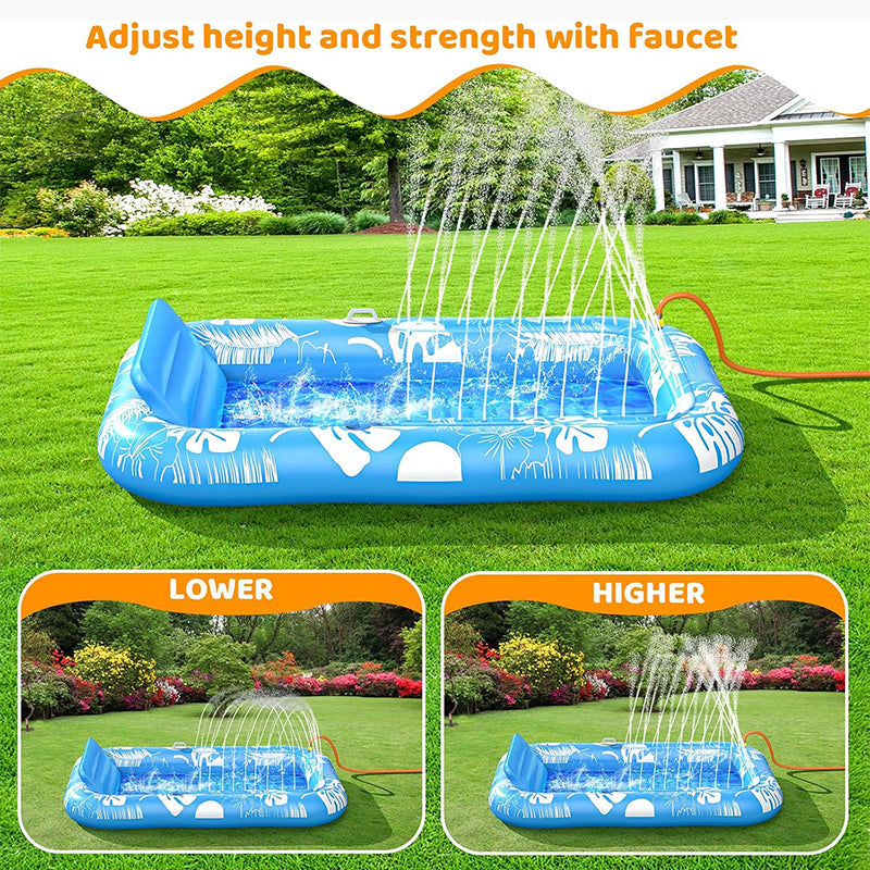 AquaLuxe Duo Ligstoel — Gedeeld Koelcomfort