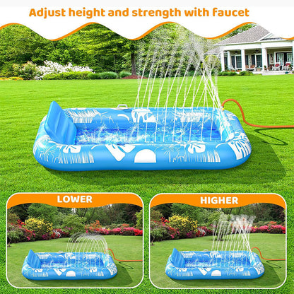 AquaLuxe Duo Ligstoel — Gedeeld Koelcomfort
