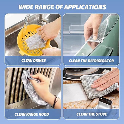 Multifunctionele draaddoeken voor natte en droge reiniging (10-pack)