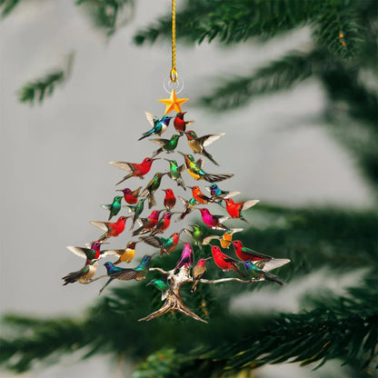 Winterly – Kolibrie 2D acryl kerstversiering | 1+2 GRATIS