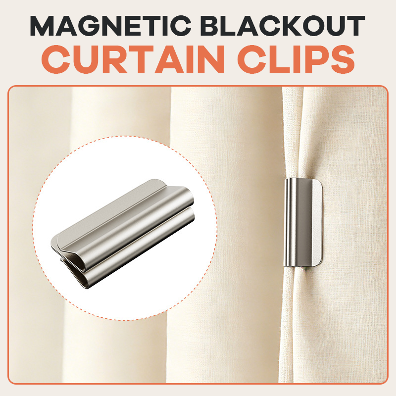 LumiLatch — Magnetische Gordijnclips | 50% KORTING