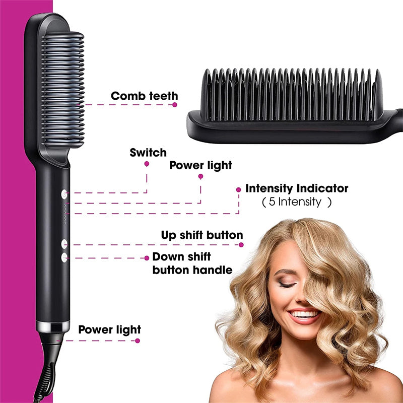 SilkTouch™ – Stijl & Kam Tegelijk voor Glanzend Haar | 50% KORTING