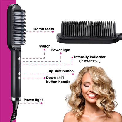 SilkTouch™ – Stijl & Kam Tegelijk voor Glanzend Haar | 50% KORTING