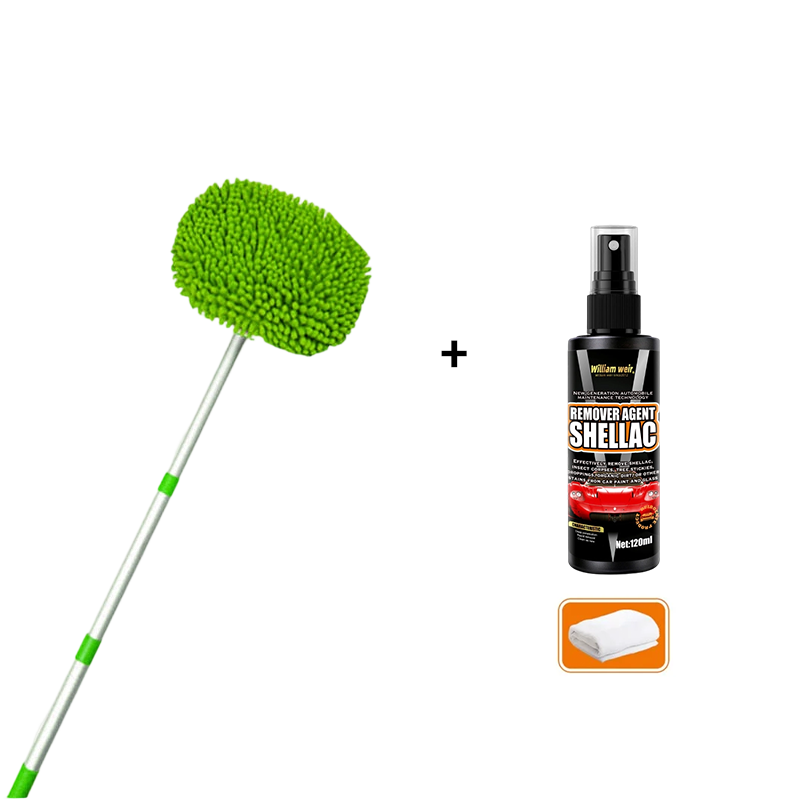 ProShine Reach — Telescopische Wasmop + extra gratis mop | 50% KORTING