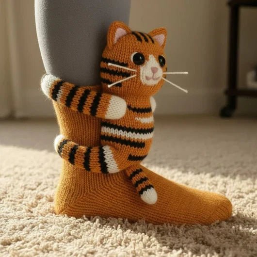 FluffyFeet – Ultra-lichte katoenmengsokken voor in huis met antislipzolen