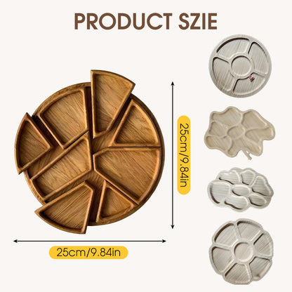 ServeLux – Houten Snack Schaal | 50% KORTING