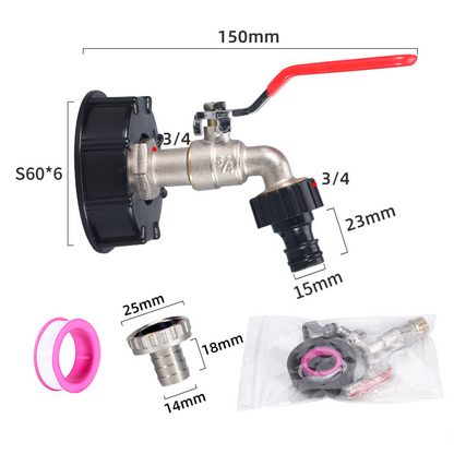 ForgeFlow Messing Kraan — Moeiteloze, Precieze Waterregeling