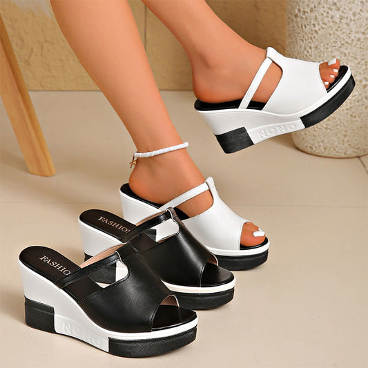 Heidi — Dames Sleehak Sandalen met Gevoerde Comfort