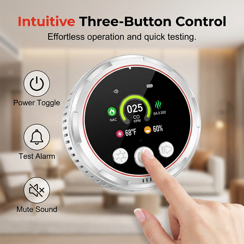 VitalGuard — 5-In-1 Detector | 50% KORTING
