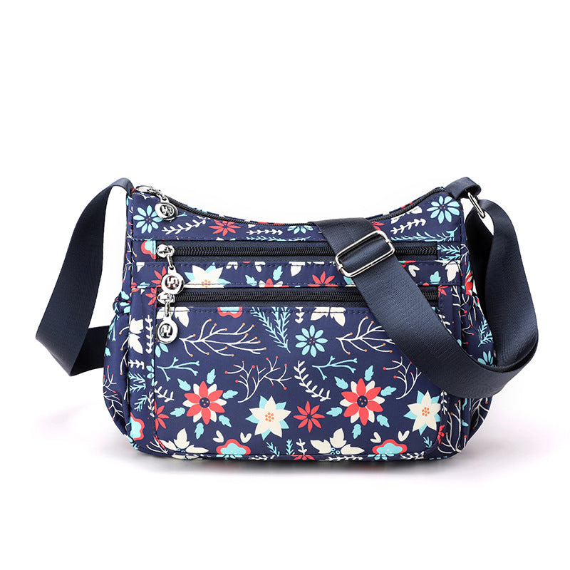 Alma – Spatwaterdichte Nylon Schoudertas met Verstelbare Band