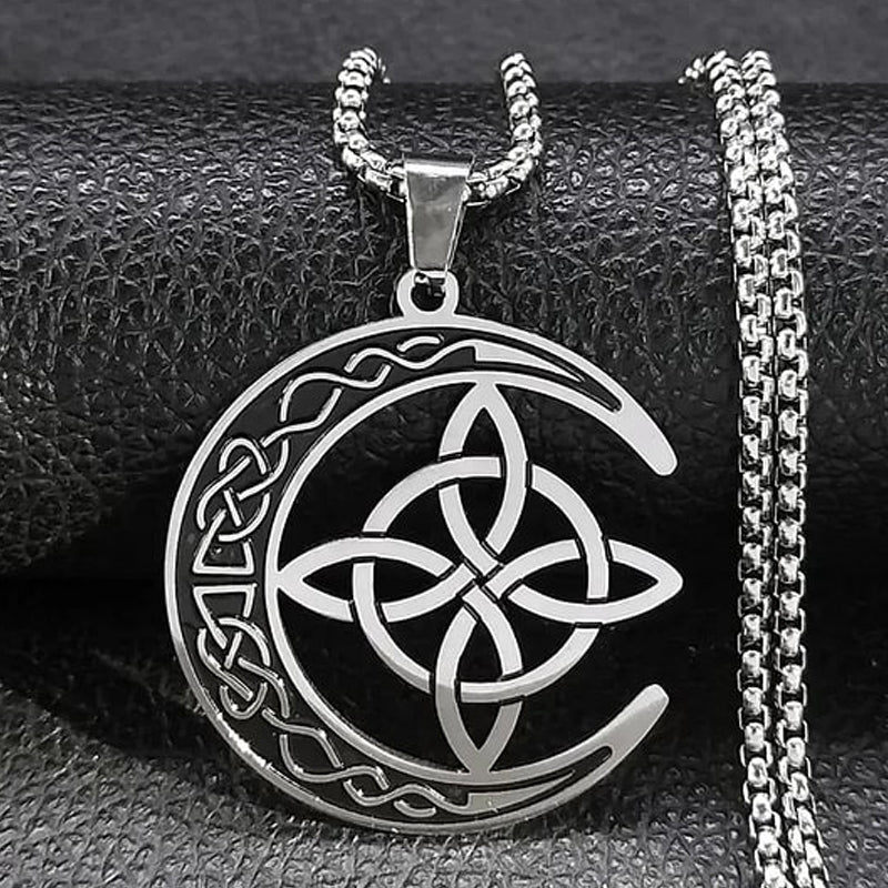LunaForge – Symbolische Maan Ketting | 1+1 GRATIS