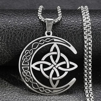 LunaForge – Symbolische Maan Ketting | 1+1 GRATIS