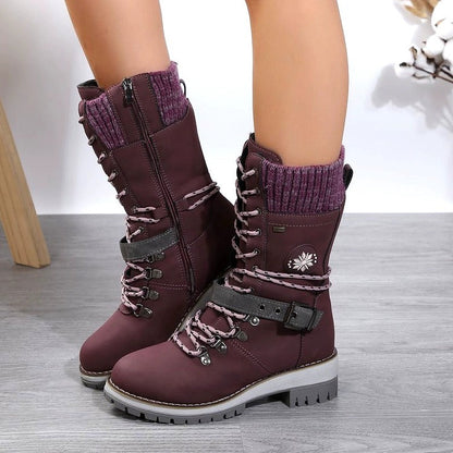 Anna – Enkellaarzen waterdichte winter sneeuwlaarzen voor dames