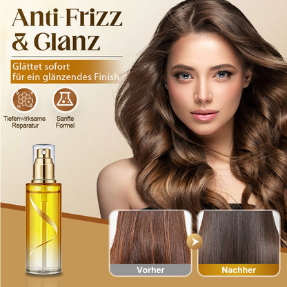 Anti-frizz haaroliespray — directe glans, langdurige zachtheid