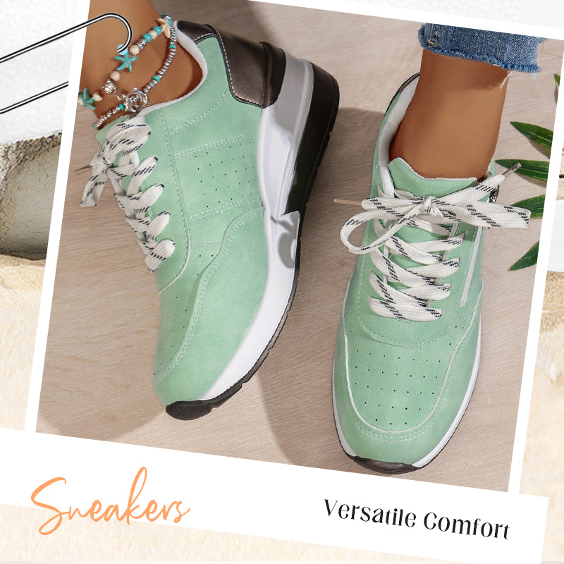 Laura – Casual Dames Sneakers met Plateau | 50% KORTING