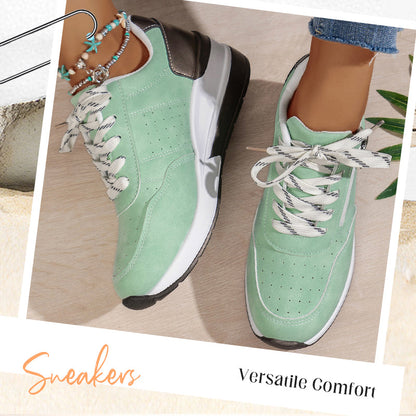 Laura – Casual Dames Sneakers met Plateau | 50% KORTING