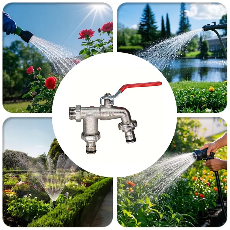 FlowSplit — Dubbele Waterverdeler | 1+1  GRATIS