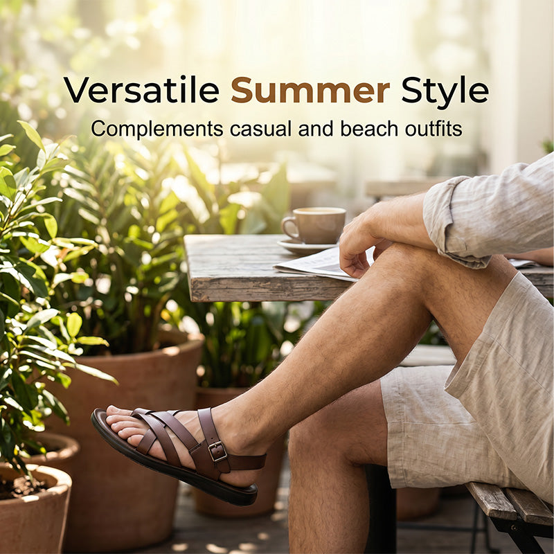 Elliot – Heren Sandalen met Verstelbare Band en Comfortabele Inlegzool