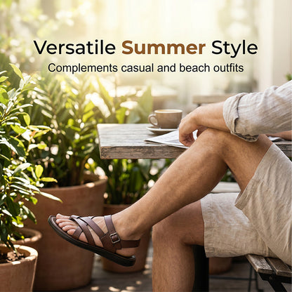 Elliot – Heren Sandalen met Verstelbare Band en Comfortabele Inlegzool