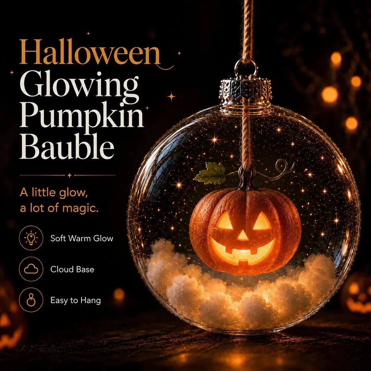 LumaFable Mini Hanglampen – Ontsteek Gezellige Halloweenmagie