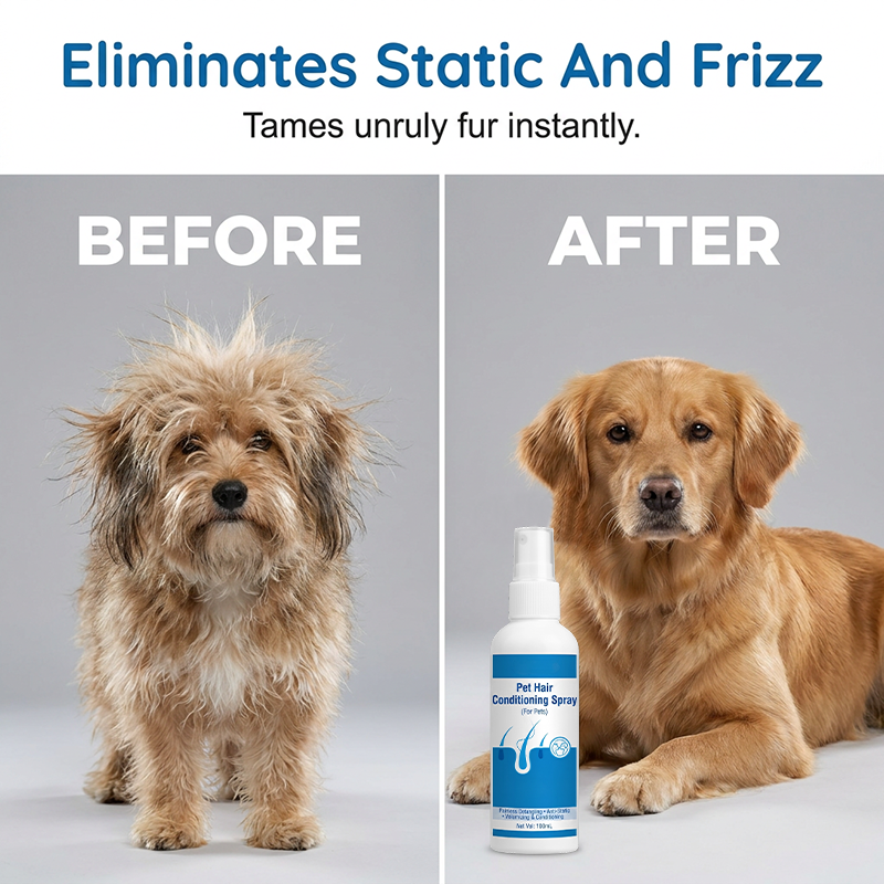 VelvetPaw Ontklittingsspray — Verzachtende, Zijdezachte Vachttransformatie - 100ml