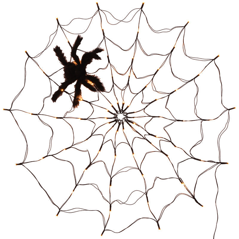 LumosDecor - Halloween decoratieve verlichting Spinneweb LED-verlichting | 50% KORTING