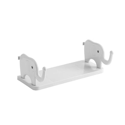 Multifunctionele opbergplank in de vorm van een olifant