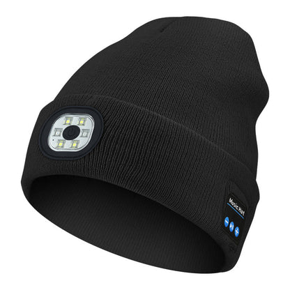 Warme winter Bluetooth muts met LED muziek