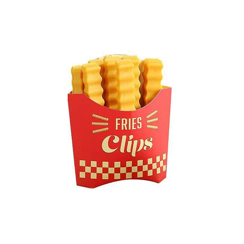 Grappige magnetische frites-voedselclips