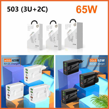 PowerPlug 65W — Snel opladen, Levenslang gratis