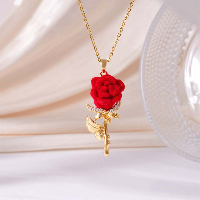 Rose — Zachte Kristallen Rozenhanger | 50% KORTING