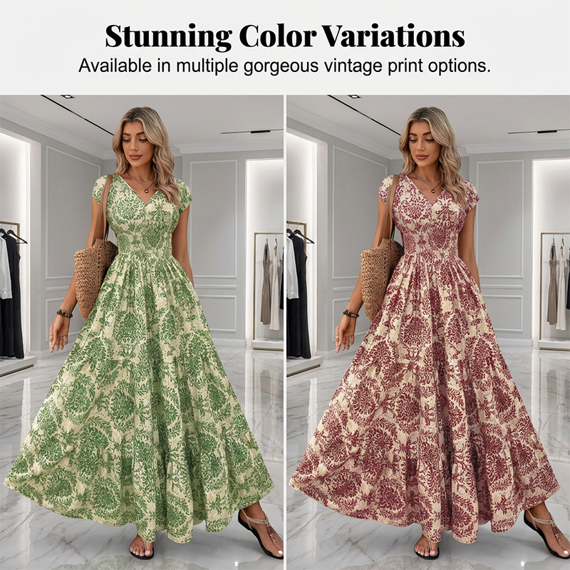 Clara — Florale Elegantie Jurk | 50% KORTING