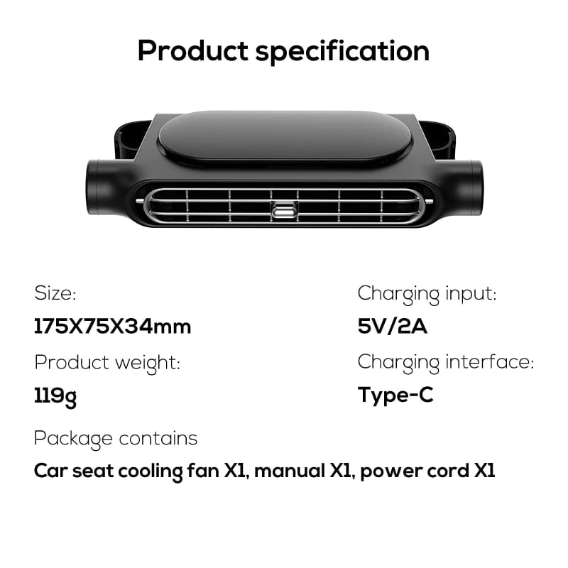 CoolLux® Rugleuningventilator | 50% KORTING