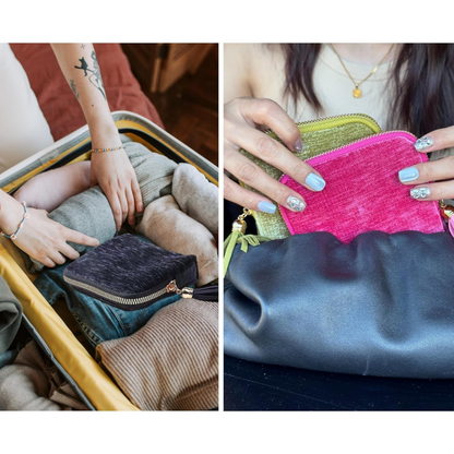 Lena – Compact Sieraden Organizer voor Onderweg met Fluwelen Voering