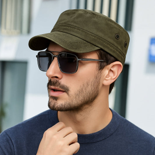 Hunter — Militaire Flat Cap | 1+1 GRATIS